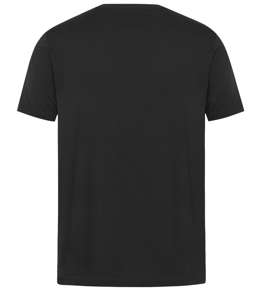 Premium unisex regular fit t-shirt_DEEP BLACK_back