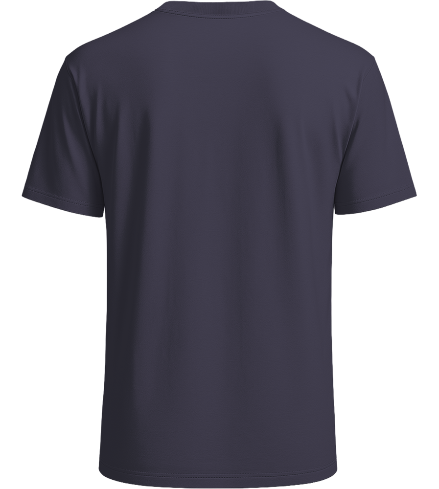 Premium unisex regular fit t-shirt_FRENCH NAVY_back