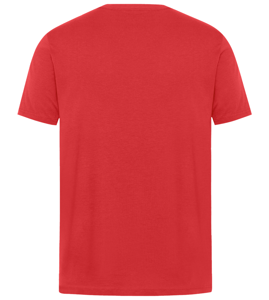 Premium unisex regular fit t-shirt_RED_back