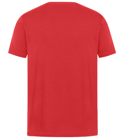 Premium unisex regular fit t-shirt_RED_back