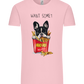 French Fries Design - Comfort Unisex T-Shirt_CANDY PINK_front