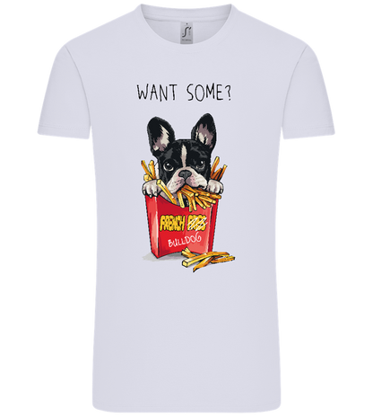 French Fries Design - Comfort Unisex T-Shirt_LILAK_front