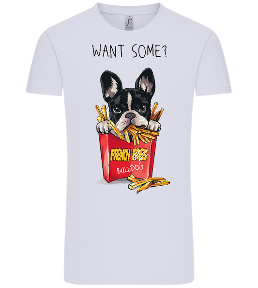 French Fries Design - Comfort Unisex T-Shirt_LILAK_front