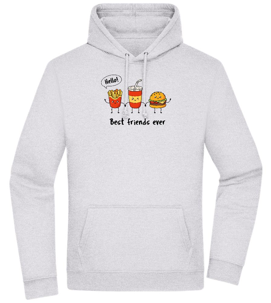 Best Friends Ever Design - Premium Essential Unisex Hoodie_ORION GREY II_front