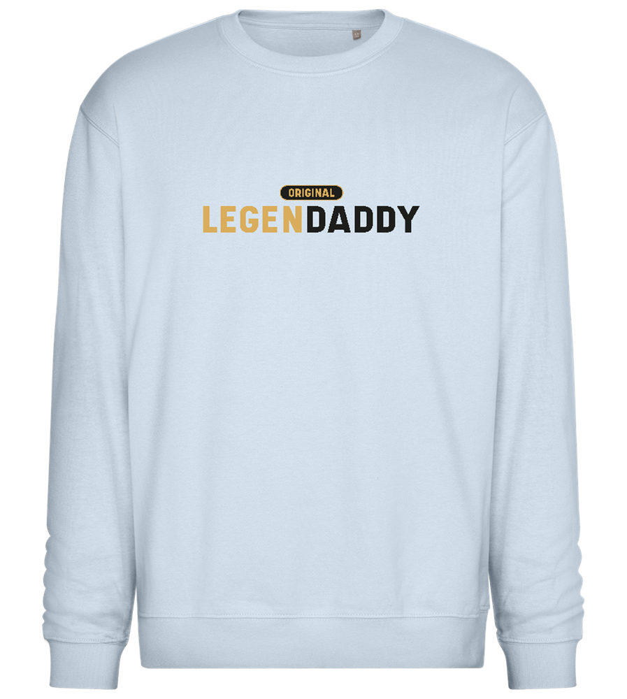 Original Legendaddy Design - Comfort Essential Unisex Sweater_CREAMY BLUE_front