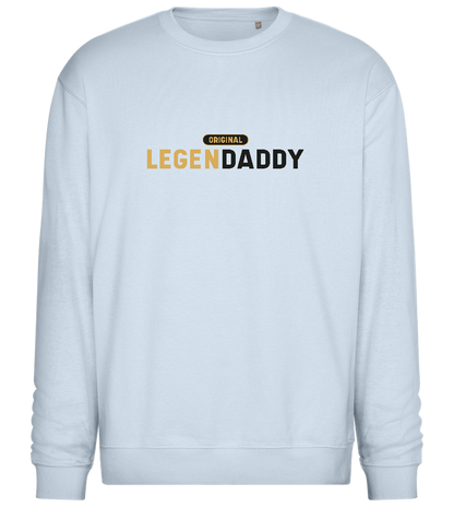 Original Legendaddy Design - Comfort Essential Unisex Sweater_CREAMY BLUE_front