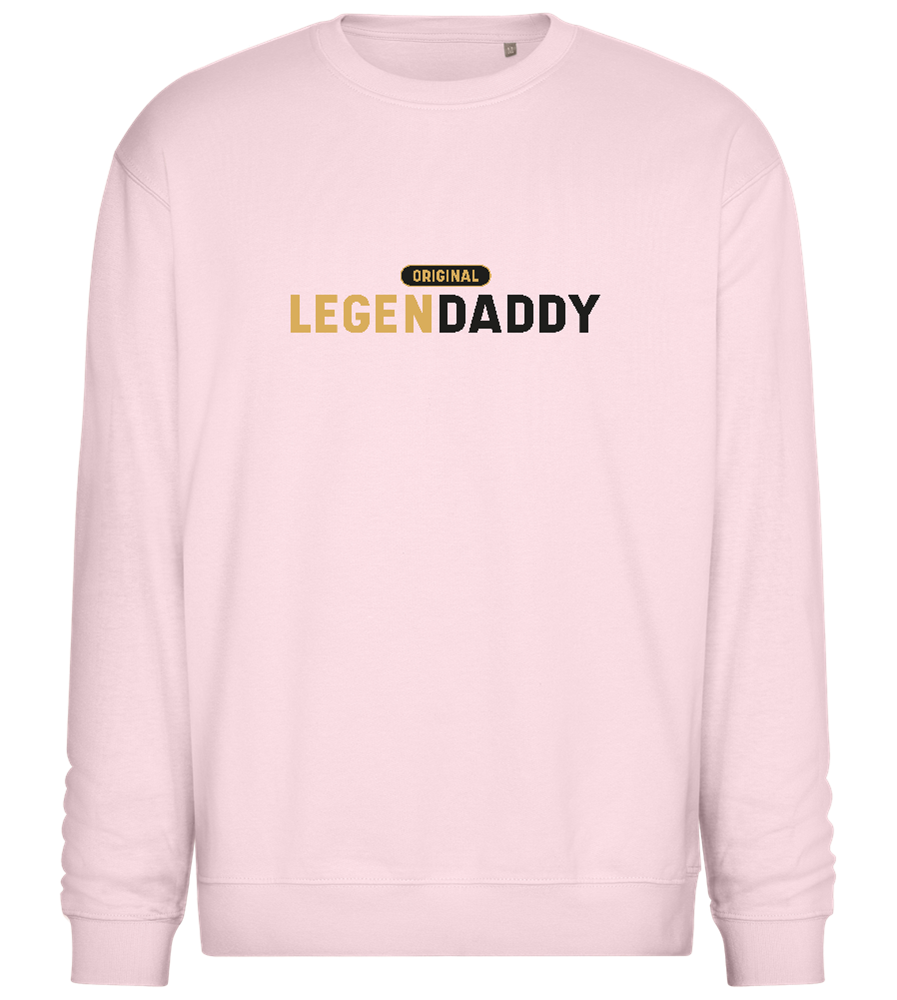 Original Legendaddy Design - Comfort Essential Unisex Sweater_LIGHT PEACH ROSE_front