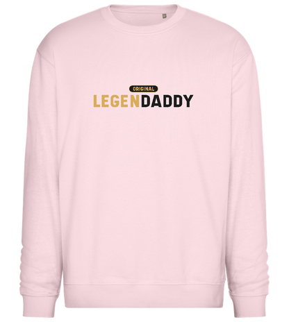 Original Legendaddy Design - Comfort Essential Unisex Sweater_LIGHT PEACH ROSE_front