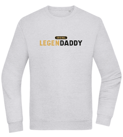 Original Legendaddy Design - Comfort Essential Unisex Sweater_ORION GREY II_front