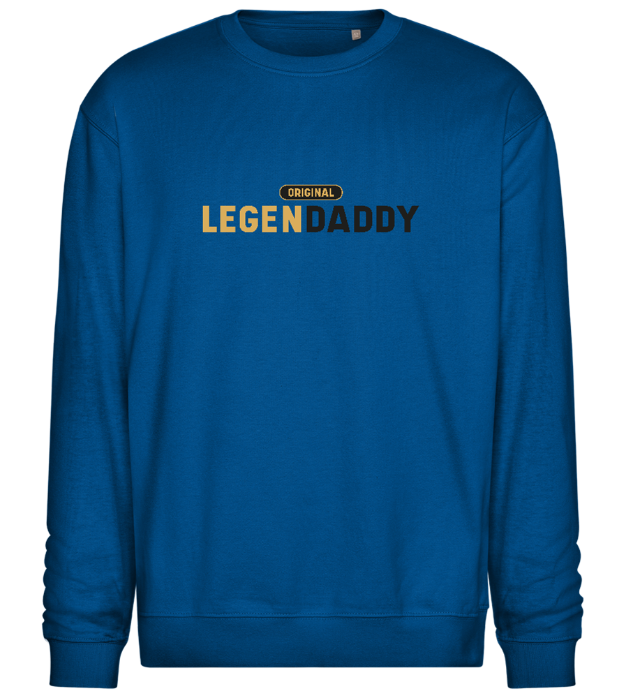 Original Legendaddy Design - Comfort Essential Unisex Sweater_ROYAL_front