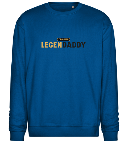 Original Legendaddy Design - Comfort Essential Unisex Sweater_ROYAL_front