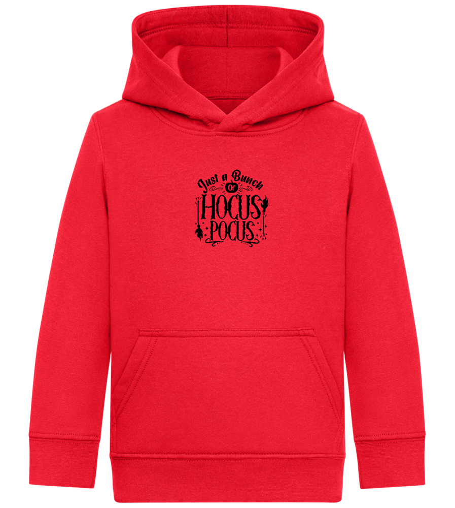 Hocus Pocus Design - Comfort Kids Hoodie_BRIGHT RED_front