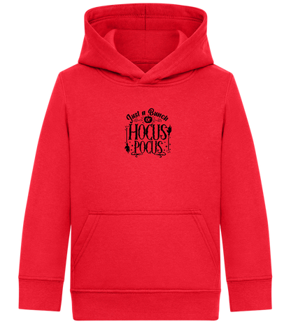 Hocus Pocus Design - Comfort Kids Hoodie_BRIGHT RED_front