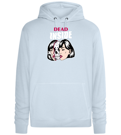 Dead Inside Design - Premium unisex hoodie_CREAMY BLUE_front