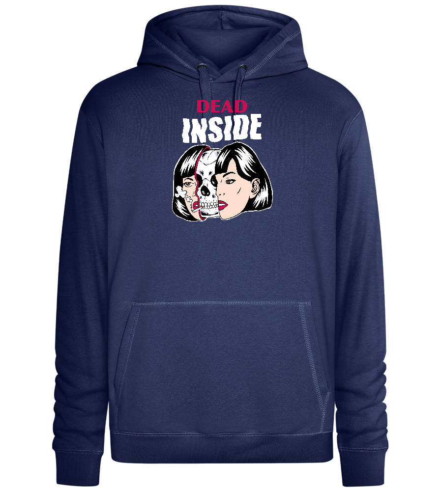 Dead Inside Design - Premium unisex hoodie_DENIM CHINA_front