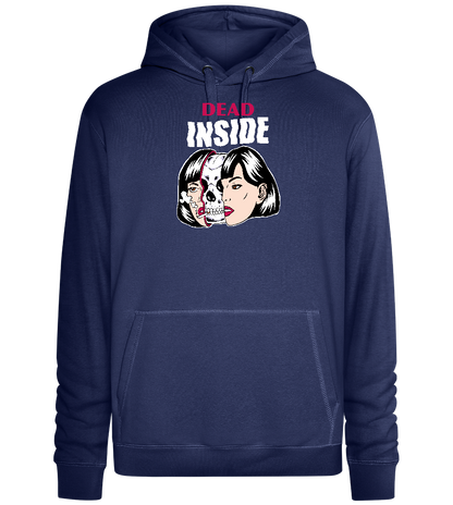 Dead Inside Design - Premium unisex hoodie_DENIM CHINA_front