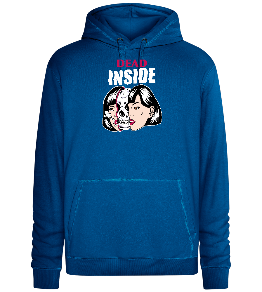 Dead Inside Design - Premium unisex hoodie_ROYAL_front