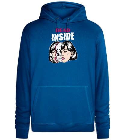 Dead Inside Design - Premium unisex hoodie_ROYAL_front