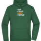 Beer Repeat Design - Premium Essential Unisex Hoodie_GREEN BOTTLE_front