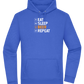 Beer Repeat Design - Premium Essential Unisex Hoodie_ROYAL_front