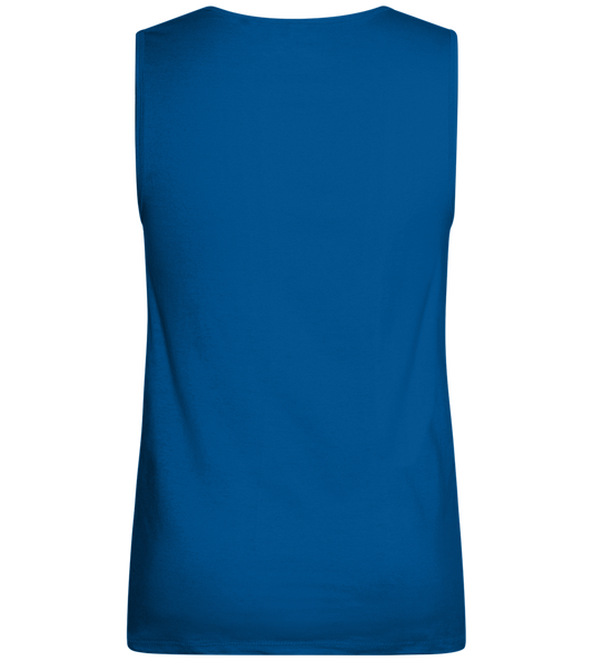 1 Degree Hotter Design - Basic men's tank top_ROYAL_back