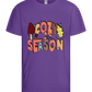 Cozy Season Design - Basic kids t-shirt_DARK PURPLE_front