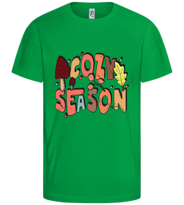 Cozy Season Design - Basic kids t-shirt