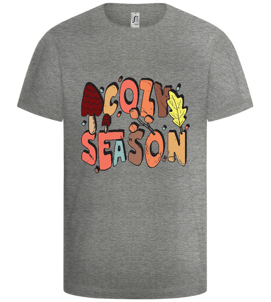 Cozy Season Design - Basic kids t-shirt_ORION GREY_front