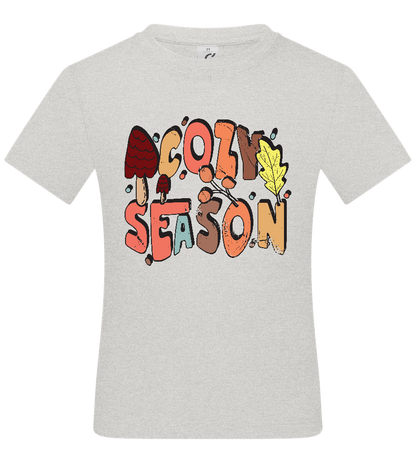 Cozy Season Design - Basic kids t-shirt_VIBRANT WHITE_front