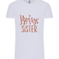 Bossy Sister Text Design - Comfort Unisex T-Shirt_LILAK_front