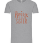 Bossy Sister Text Design - Comfort Unisex T-Shirt_ORION GREY_front