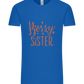 Bossy Sister Text Design - Comfort Unisex T-Shirt_ROYAL_front