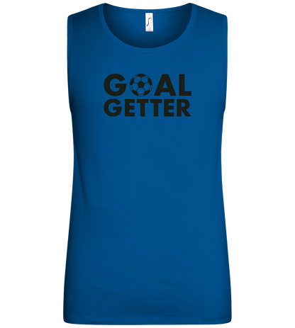 Goal Getter Design - Basic men's tank top_ROYAL_front