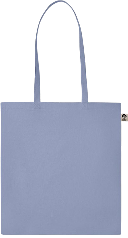 Essential colored organic cotton tote bag_BABY BLUE_front