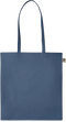 Essential colored organic cotton tote bag_BLUE_front