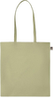 Essential colored organic cotton tote bag_GREEN_front