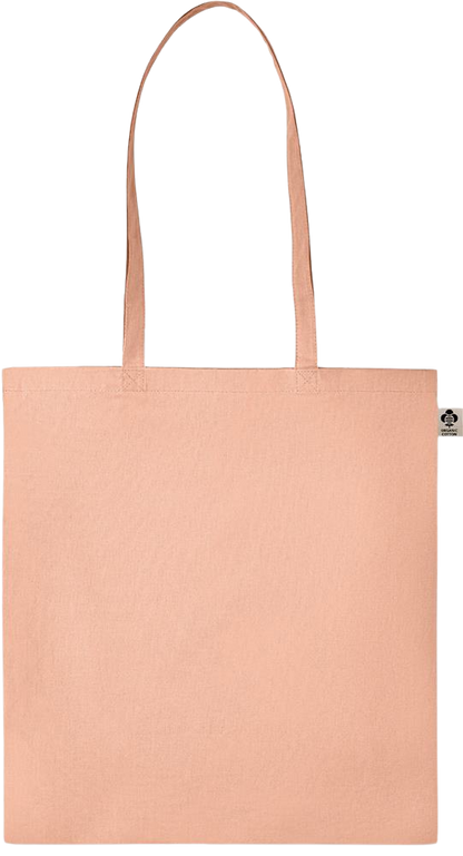 Essential colored organic cotton tote bag_ORANGE_front