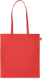 Essential colored organic cotton tote bag_RED_front
