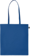 Essential colored organic cotton tote bag_ROYAL BLUE_front