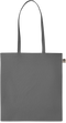 Essential colored organic cotton tote bag_STONE GREY_front