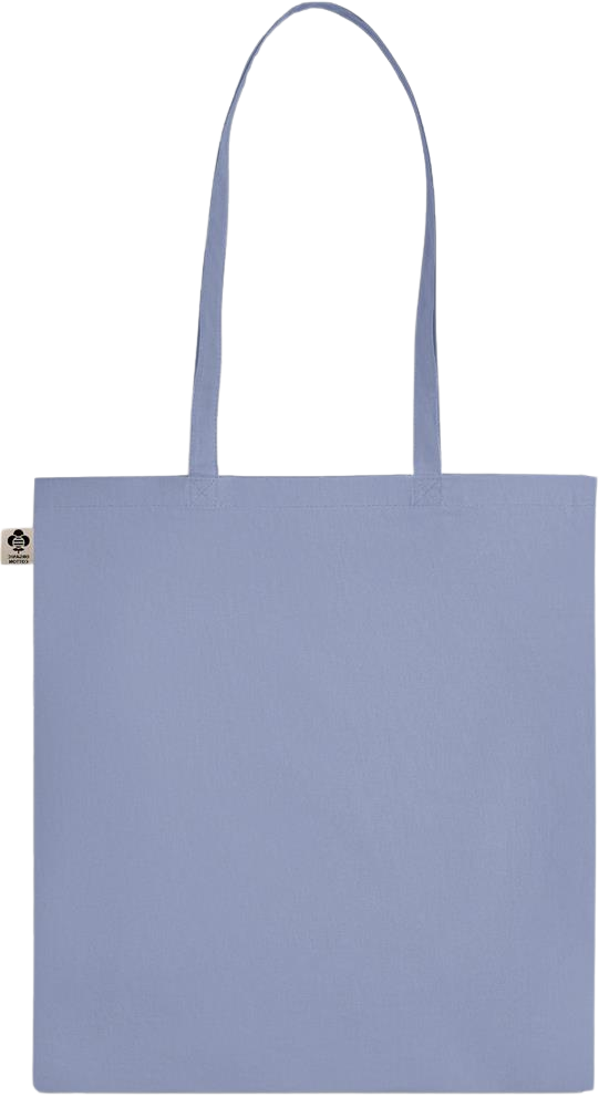 Essential colored organic cotton tote bag_BABY BLUE_back