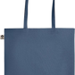 Essential colored organic cotton tote bag_BLUE_back