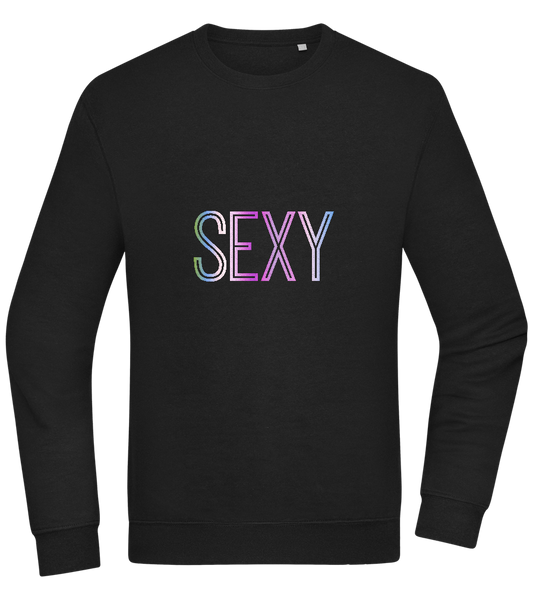 Sexy Design - Comfort Essential Unisex Sweater_BLACK_front