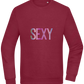 Sexy Design - Comfort Essential Unisex Sweater_BORDEAUX_front