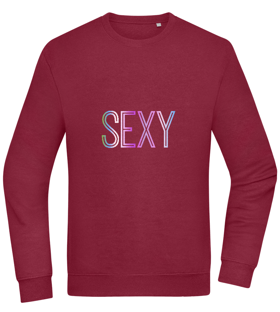 Sexy Design - Comfort Essential Unisex Sweater_BORDEAUX_front