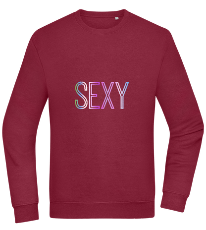 Sexy Design - Comfort Essential Unisex Sweater_BORDEAUX_front