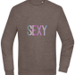 Sexy Design - Comfort Essential Unisex Sweater_CHARCOAL CHIN_front