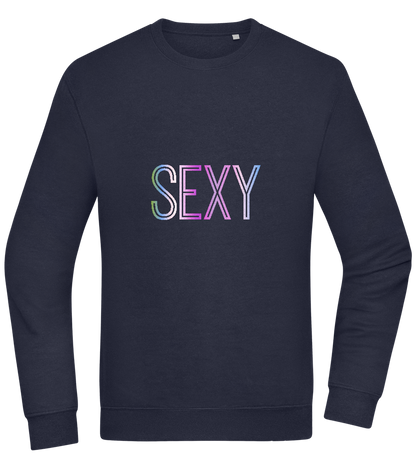 Sexy Design - Comfort Essential Unisex Sweater_FRENCH NAVY_front