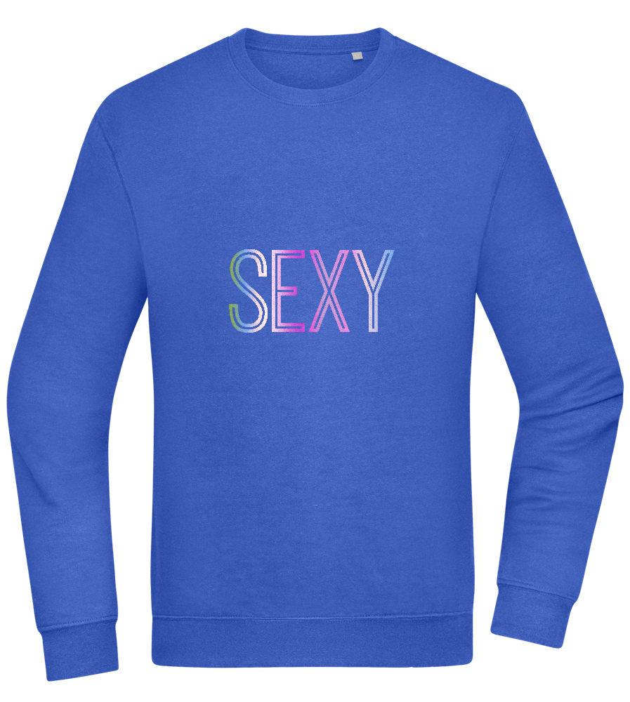 Sexy Design - Comfort Essential Unisex Sweater_ROYAL_front