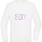 Sexy Design - Comfort Essential Unisex Sweater_WHITE_front